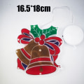 Miniatyrbilde 6 av 10: LED-julelys med tegneserie-vindussuger, juleatmosfære-layout, fargede lys Small Backpack for the Elderly