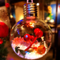 Miniatyrbilde 3 av 7: Julepynt Julekule Lysende Fargerik Kule Malt Transparent Kule Juletrepynt D