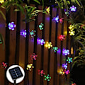 Miniatyrbild 5 av 7: Solcellsdriven ljusslinga, 7M 50 LED körsbärsblommor