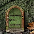 Pikkukuva 8 / 10: Miniatyyri Pixie Elf -keijujen ovi puutarhaan, ikkunaan tai jouluun green