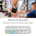 Miniatyrbild 7 av 8: Blomsternagelcharm Set Bärbar Tillbehör Dekorativ Hantverk Nagelcharm för Resa Uppträdande