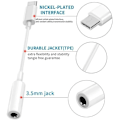 Miniatyrbild 4 av 6: 2 st USB-C-adaptrar (Samsung S20 S21 S22) för hörlurar