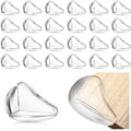 Pikkukuva 1 / 7: 12 kpl/24 kpl pöytä, pöytä, kulma, ikkuna törmäyssuojakulma, törmäyssuojakulma silikoninen suojakotelo Drop Shape 24pcs