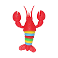 Miniatyrbillede 7 af 10: Stor Lysende Hummer Dekompressionslarve Sneglen Puslespil Trykaflastning Fingerspids Eksotisk Interaktivt Legetøj Rainbow-Red (Ordinary 26*9*5)