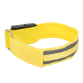 Miniatyrbilde 7 av 8: Reflekterende LED-lys armbånd sikkerhetsbelte med doble lysstriper USB-lading for utendørs nattløping