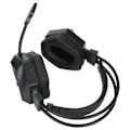 Miniatyrbillede 8 af 8: Gaming Headset Støjreducerende USB 3.5mm Interface Over Ear RGB Hovedtelefon med Mikrofon til PS4 PC Bærbar Sort Blå