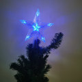 Miniatyrbilde 6 av 7: Juletrtopper Lys LED Lysende Stjernelys Femspisset Stjerne Farge Lys Batterikasse Romdekorasjon Warm White Large Size-30 led Battery