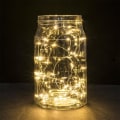 Miniatyrbild 2 av 5: Solcellsbelysning för vinflaskor, 20 LED-lampor med korksträng
