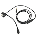 Miniatyrbilde 7 av 8: Kabel Boom Mikrofon Støyreduksjon Mikrofon Lydkabel med Dempekontroll for QC35 QC35 II Gaming Hodesett