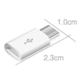 Pikkukuva 5 / 5: 2-pakkauksen Micro USB - USB-C-sovitin, musta