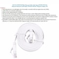 Miniatyrbillede 8 af 8: 0,5m 1,5m 2m 3m 5m 10m 15m 20m Ethernet-kabel Højhastighed RJ45 CAT6 Flad Ethernet Netværk LAN Kabel UTP Patch Router Computerkabler