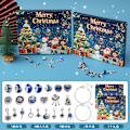Miniatyrbillede 1 af 6: Juleankomstdagskalender Blind Box DIY Kreativ Børne Armbånd Tilbehør Z