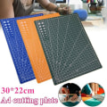 Miniatyrbilde 7 av 8: A4 PVC Ristnett Skjærebrett Profesjonelt Selvhelende Skjærematte Multifunksjonelt for Quilting Sy Scrapbooking DIY Håndverk Blå