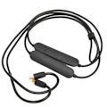 Miniatyrbillede 3 af 7: Headset BT-adapterkabel med lav latenstid 2 tilstande Ergonomisk trådløs hovedtelefonkabel med mikrofon til Technica E40 50 70