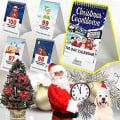Miniatyrbilde 1 av 5: Julekalender med nedtelling til jul 2023 - 100 dager til jul - skrivebords kalender 1