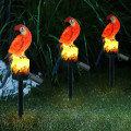 Pikkukuva 4 / 8: Aurinkoenergiaa Käyttävä Hartsilamppu Pihavalaisin Ulko Led Vedenkestävä Maavalaisin Puutarhavalaisin Parrot [Red]