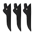 Miniatyrbild 5 av 8: 3-pack Frisör Saxpåse Minimalistisk Konstläder Barberare Hårklippningssax Väska för Frisörsalong Skönhetssalong