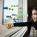 Miniatyrbilde 6 av 7: 9 stk. Sticky Toy Silikonsett Utendørs Popdart Leketøy