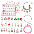 Miniatyrbillede 6 af 6: Juleankomstdagskalender Blind Box DIY Kreativ Børne Armbånd Tilbehør F