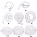 Miniatyrbilde 1 av 8: 0,5m 1,5m 2m 3m 5m 10m 15m 20m Ethernet-kabel Høyhastighets RJ45 CAT6 Flat Ethernet Nettverk LAN-kabel UTP Patch Router Datakabler