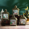 Miniatyrbilde 4 av 9: Julepynt Retro Bærbar Liten Nattelampe LED-pynt Juletrepynt White-Snowman