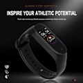 Miniatyrbillede 5 af 6: Smart Sport Armbånd M4 Blodtryksmåler Puls Sort