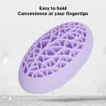 Miniatyrbild 6 av 8: Nagelborsteställ i Nest-form, Bärbar Förvaring, Silikon Nagelborsteställ, Hållare för Bord, Lila