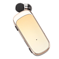 Pikkukuva 7 / 8: Retractable langattomat kuulokkeet Bluetooth5.2 Kuulokkeet Clip On Kuuloke Mukava Kuuloke Ulkoiluun Urheiluun Ajo Gradient Keltainen