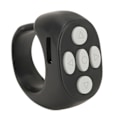 Miniatyrbilde 5 av 8: Bluetooth Fjernkontroll Multifunksjons Ringdesign Trådløs Telefon Selfie Lukker for Hjem Svart