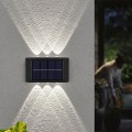 Pikkukuva 2 / 4: LED-aurinkoenergialla toimiva seinävalaisin ulkokäyttöön, vedenpitävä, ylöspäin suuntautuva valo
