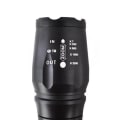 Pikkukuva 5 / 9: Taskulamppu LED Cree XML-T6 + 2 Akku + Laturi Musta