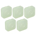 Miniatyrbild 6 av 8: 5 st Transparent Gröna Puderpuffsvampar Förvaringslåda Behållare Makeup Luftkudde Fall för Halsband Smycken