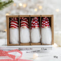 Miniatyrbilde 5 av 9: Julepynt Ullfilt Eldre Pynt Julenisse Henger Ansiktsløs Eldre Henger C