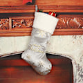 Miniatyrbillede 5 af 9: Julepynt Juledekorationer Sokker Julesokker Broderi Dekorationer B