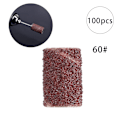 Miniatyrbillede 6 af 8: 100 stk. Negle Slibeskive Slibhoved Slibebånd Ring Bor Bits Manicure Værktøj 100 stk./#60/Groft Sand
