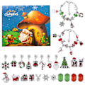 Miniatyrbillede 1 af 6: Juleankomstdagskalender Blind Box DIY Kreativ Børne Armbånd Tilbehør I