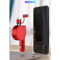 Miniatyrbilde 2 av 8: Teleskopisk bil lader PD20W hurtiglading for Apple