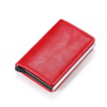 Miniatyrbillede 1 af 9: POP UP Tegnebog med RFID-NFC Blokering Kort Holder Etui Tegnebog Kassette Red