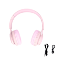 Pikkukuva 1 / 7: BT06C Lasten Bluetooth-kuulokkeet LED-valo Stereo Taitettava Suojaa Kuulo Lasten Langattomat KuulokkeetPink
