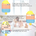 Miniatyrbild 6 av 7: 3-pack Bubbla Sensory Pop it Fidget Leksak