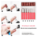 Miniatyrbild 6 av 7: Mini elektrisk nagelfilsmaskin, elektrisk nagelfil svart usb