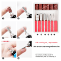 Miniatyrbild 6 av 7: Mini elektrisk nagelfilsmaskin, elektrisk nagelfil vit Plug