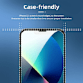 Pikkukuva 3 / 7: NEW'C 3-pakkauksen näytönsuojakalvo iPhone 14 Max:lle, karkaistu lasi