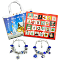 Miniatyrbild 2 av 3: Julkalender med 24 luckor - Blind Box Advent - DIY Armbandssats för barn B