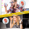 Miniatyrbild 7 av 7: 6-pack Pop It Fidgetleksaker för Barn och Vuxna