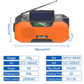 Pikkukuva 2 / 11: Vevradio 2000mAh Powerbank, Vattentät, LCD-näyttö, Aurinkokennot, Fi
