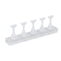 Miniatyrbild 6 av 7: Akryl Nagelkonstställ Salong Fingernagel Display Stativ Magnetisk Nagelkonst Träningsställ