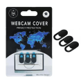 Miniatyrbild 1 av 3: 3-pack Webbkamera Skydd - Webbkamera Skydd - Spionskydd Svart