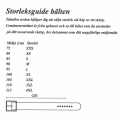 Miniatyrbilde 2 av 2: Klassisk belte Svart 5 størrelser Midjemål
