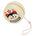 Miniatyrbild 2 av 7: Söt tecknad trä-yo-yo boll leksak tidig utbildning leksak för barn (Bi)